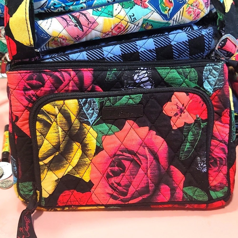 Vera Bradley Havana Rose Little Hipster NWOT